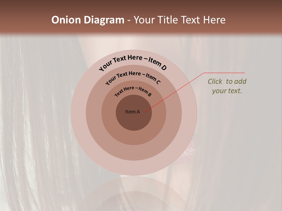 Model Hairstyle People PowerPoint Template