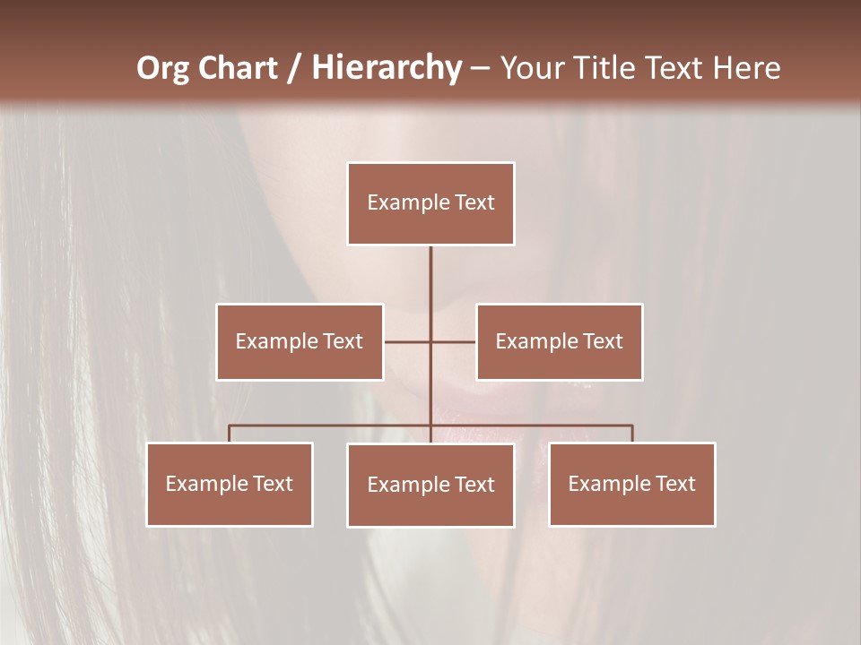 Model Hairstyle People PowerPoint Template