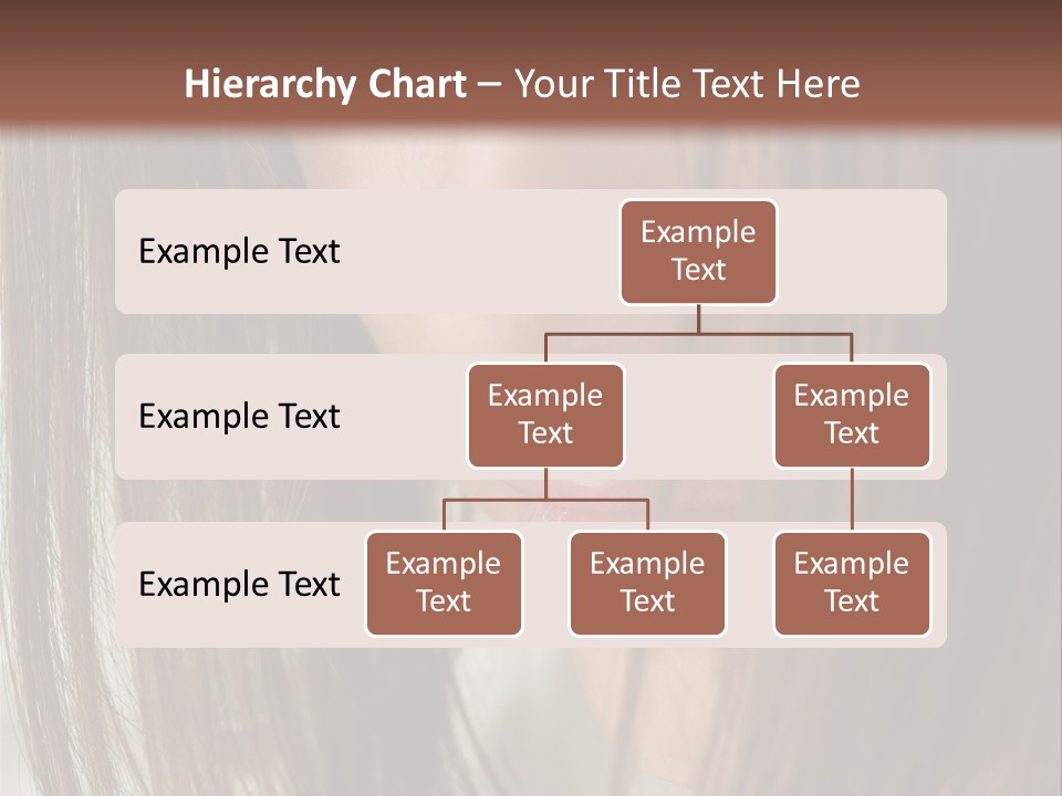Model Hairstyle People PowerPoint Template