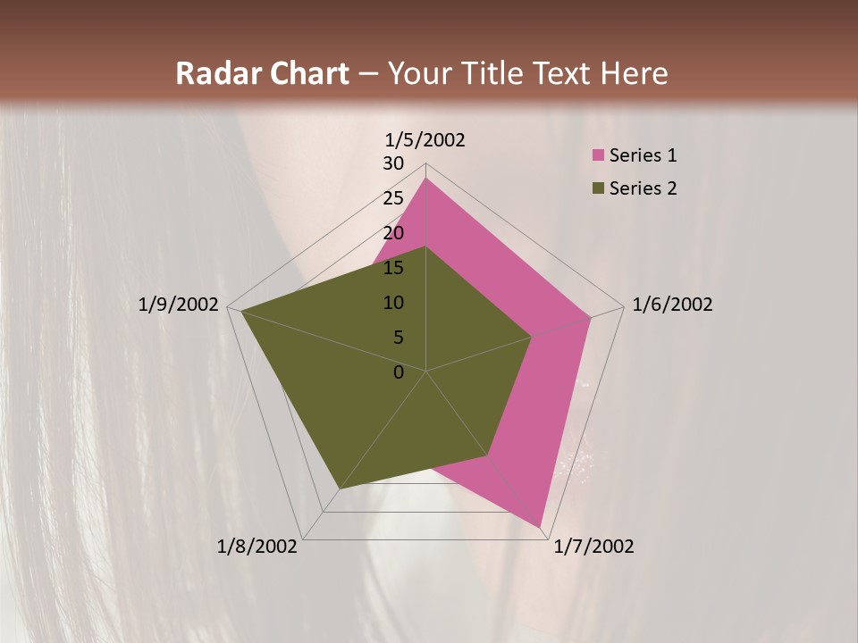 Model Hairstyle People PowerPoint Template