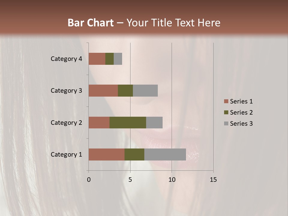 Model Hairstyle People PowerPoint Template