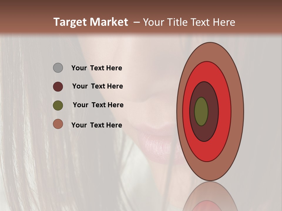 Model Hairstyle People PowerPoint Template