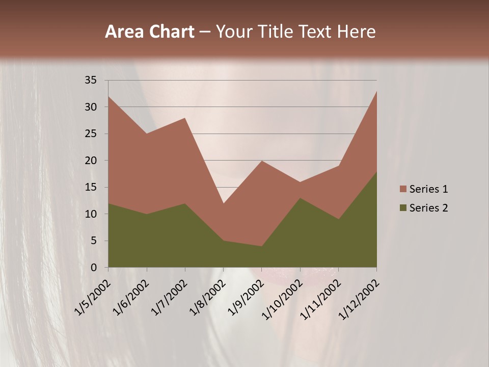Model Hairstyle People PowerPoint Template