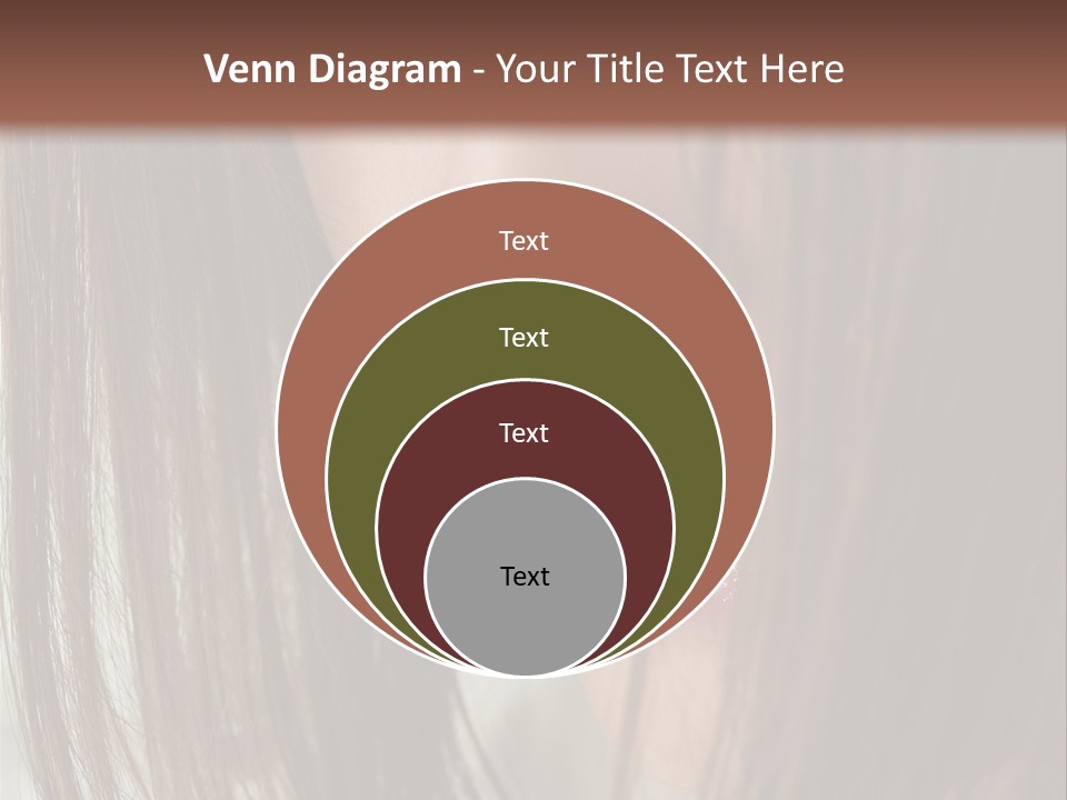 Model Hairstyle People PowerPoint Template