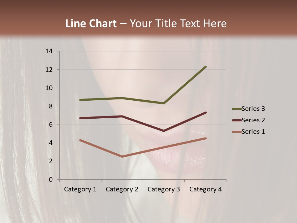 Model Hairstyle People PowerPoint Template