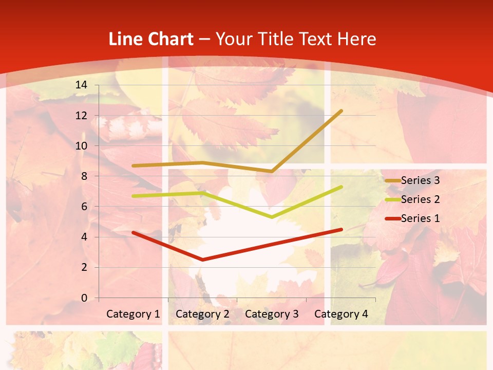 Collage Blätter PowerPoint Template