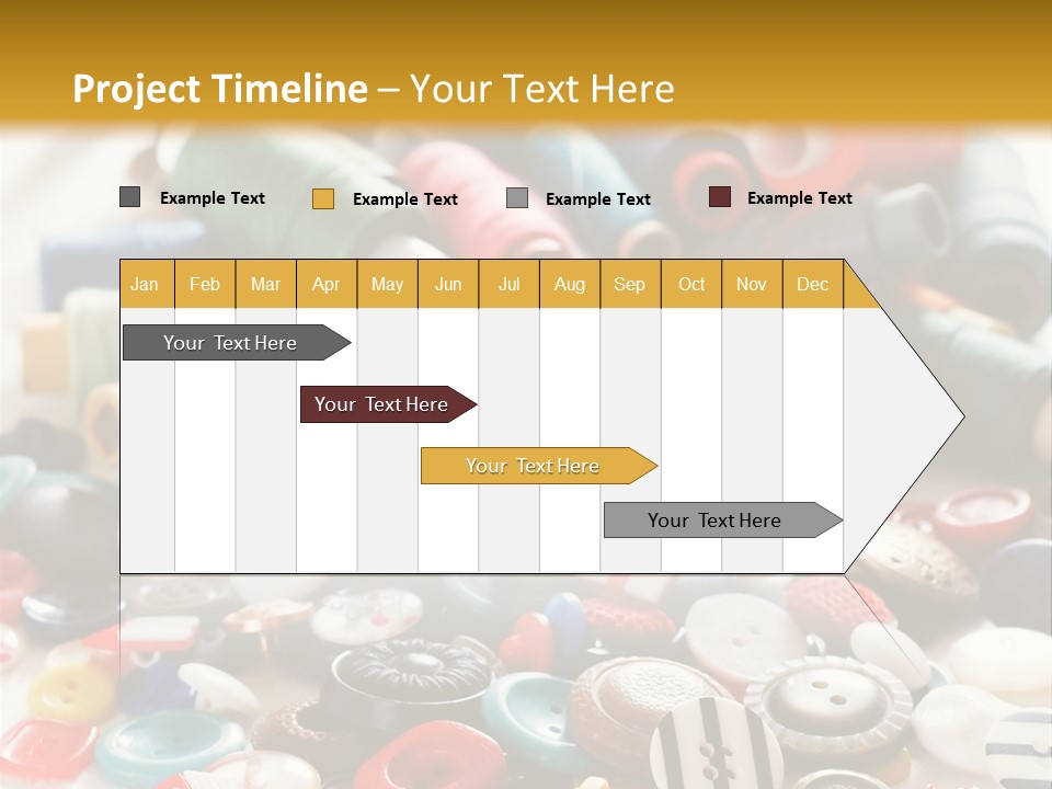 Clothes Plastic Thread PowerPoint Template