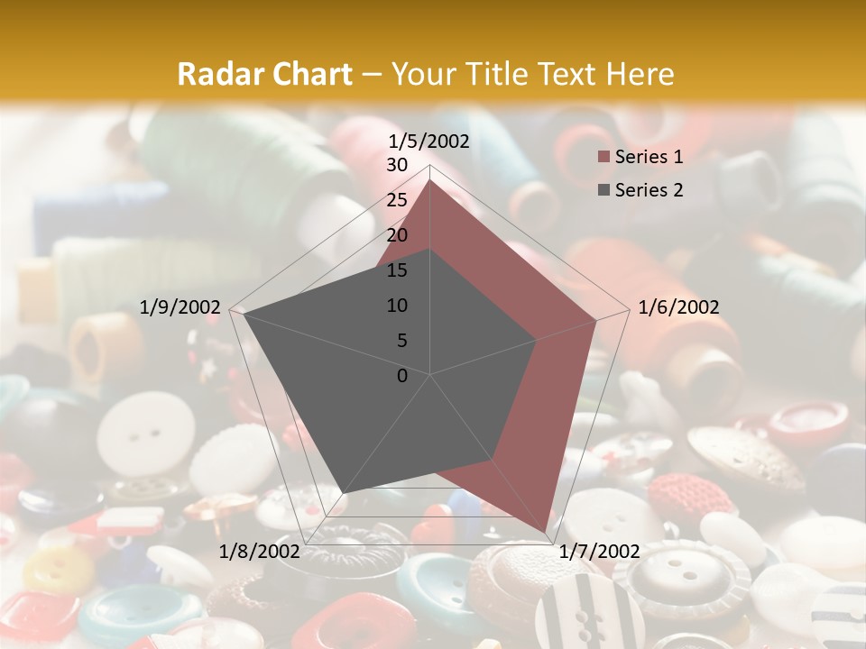 Clothes Plastic Thread PowerPoint Template