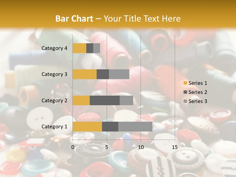 Clothes Plastic Thread PowerPoint Template