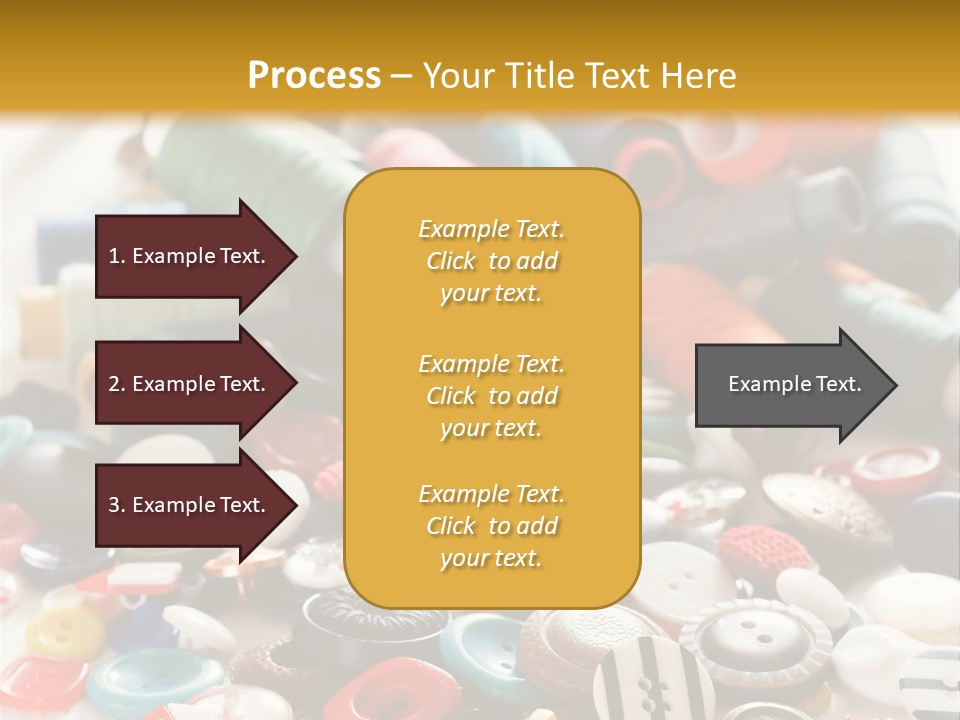 Clothes Plastic Thread PowerPoint Template