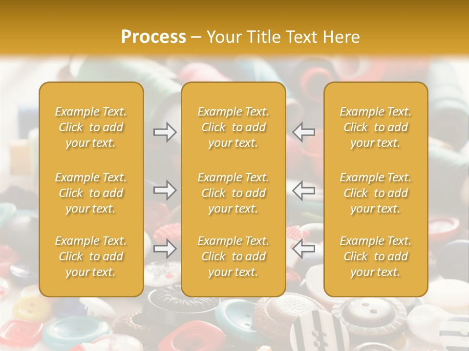 Clothes Plastic Thread PowerPoint Template