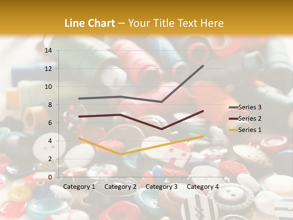 Clothes Plastic Thread PowerPoint Template