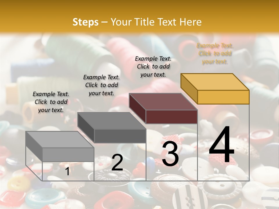 Clothes Plastic Thread PowerPoint Template