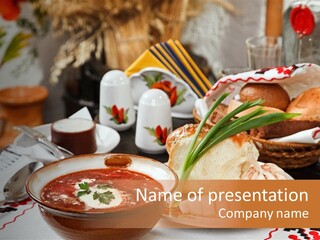 Ukrainian Food PowerPoint Template