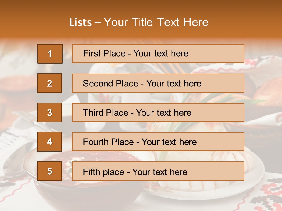 Ukrainian Food PowerPoint Template