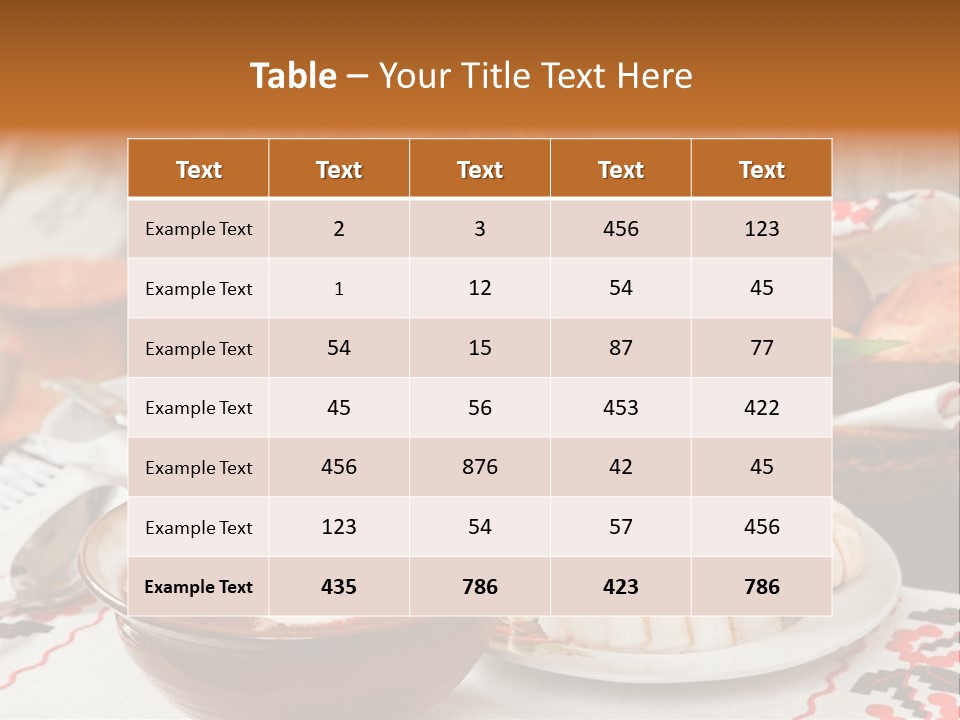 Ukrainian Food PowerPoint Template