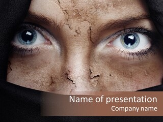 Damaged PowerPoint Template