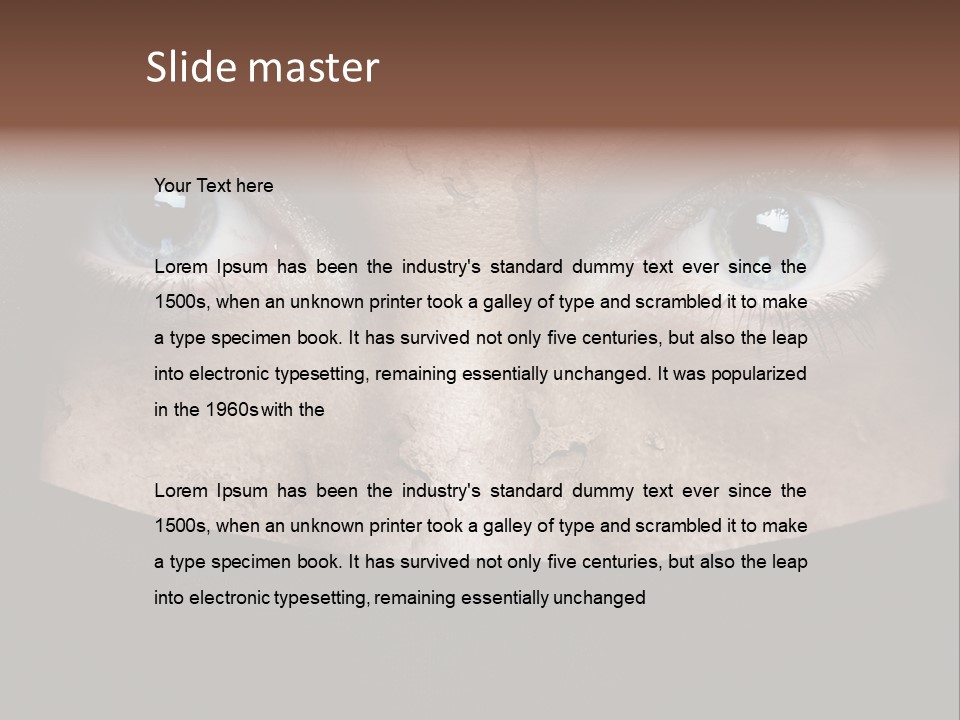 Damaged PowerPoint Template