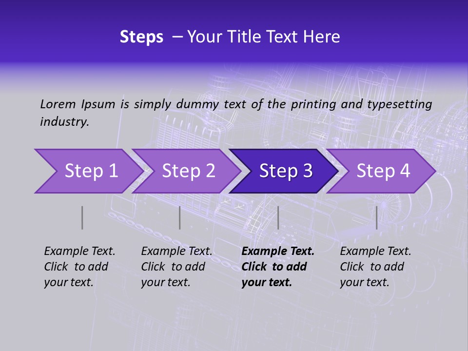 Industry Motorcar Heavy PowerPoint Template