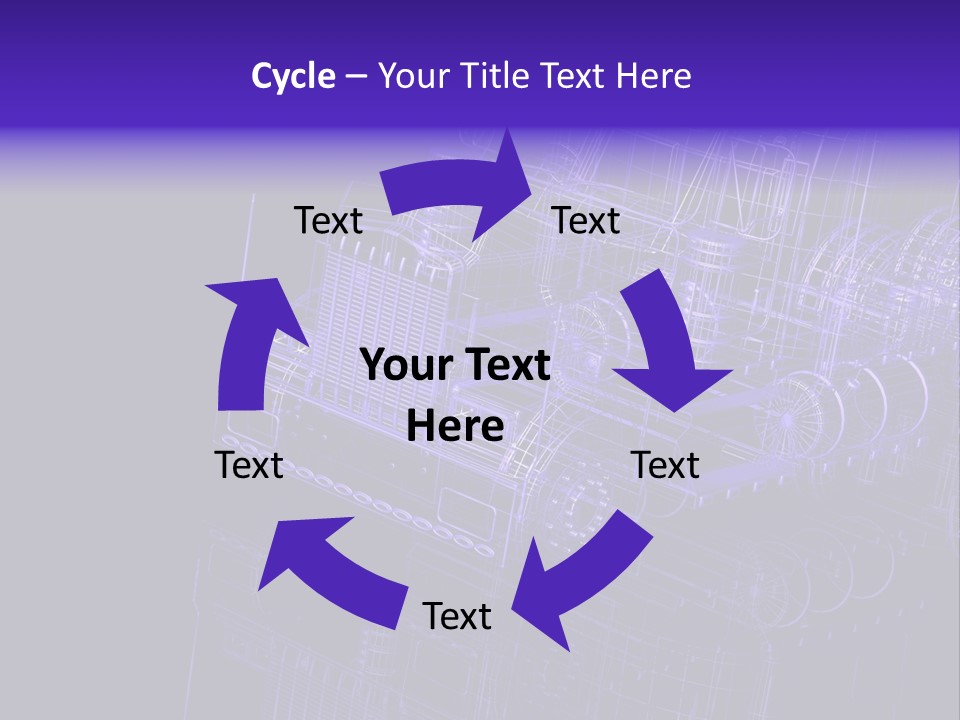 Industry Motorcar Heavy PowerPoint Template
