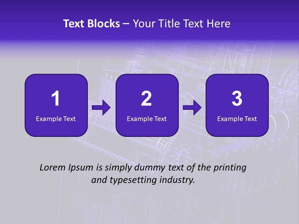 Industry Motorcar Heavy PowerPoint Template