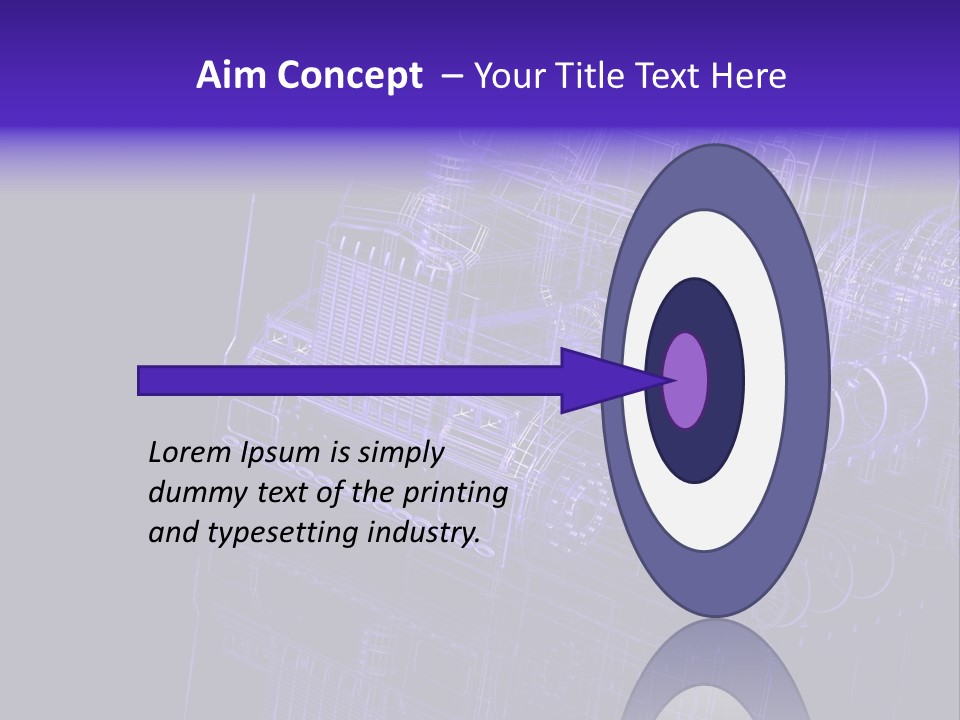 Industry Motorcar Heavy PowerPoint Template