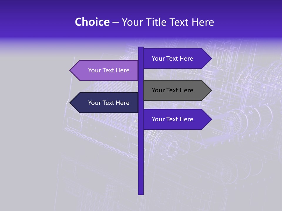 Industry Motorcar Heavy PowerPoint Template