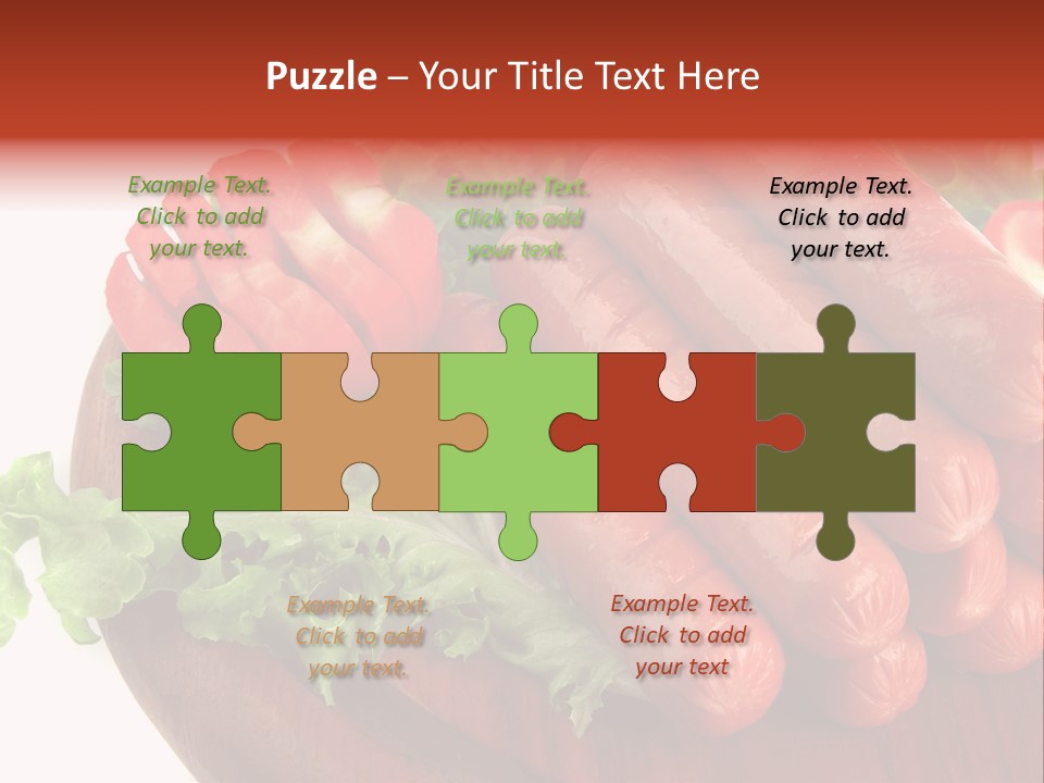 Salchichas Asadas PowerPoint Template