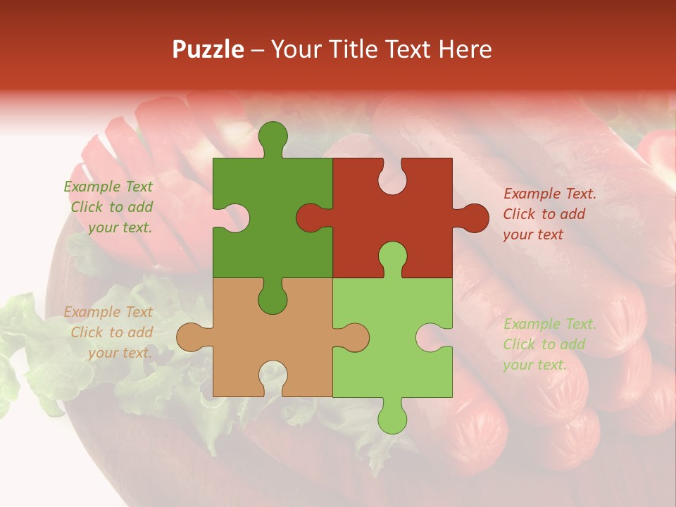 Salchichas Asadas PowerPoint Template