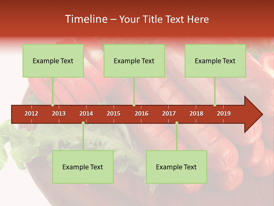 Salchichas Asadas PowerPoint Template
