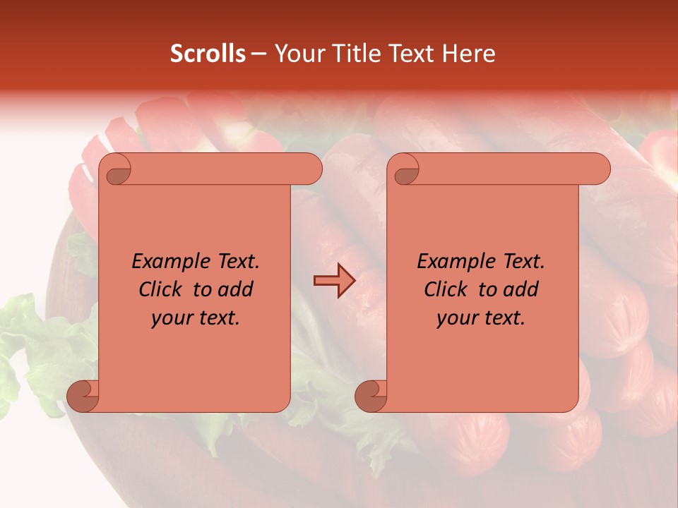 Salchichas Asadas PowerPoint Template