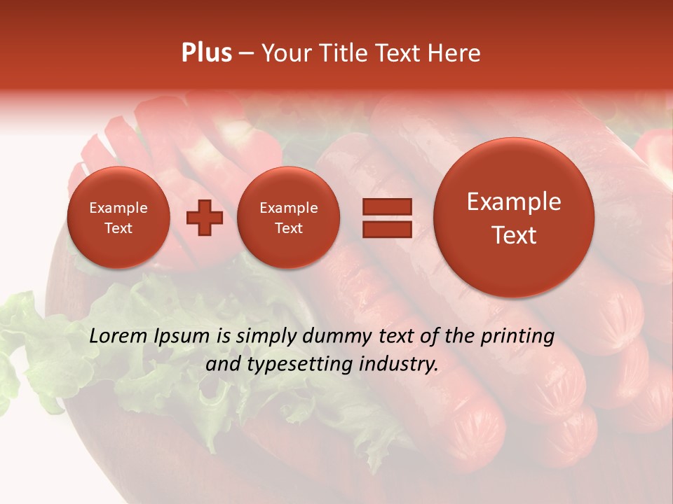 Salchichas Asadas PowerPoint Template