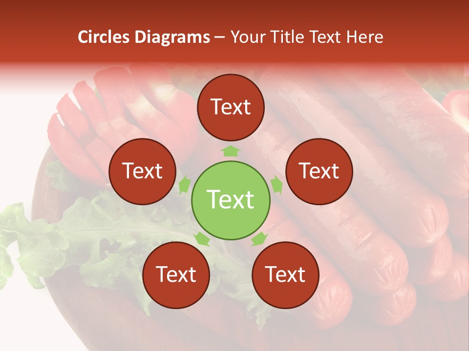 Salchichas Asadas PowerPoint Template