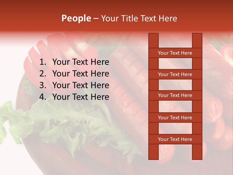 Salchichas Asadas PowerPoint Template