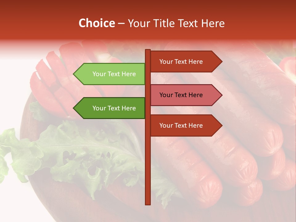 Salchichas Asadas PowerPoint Template