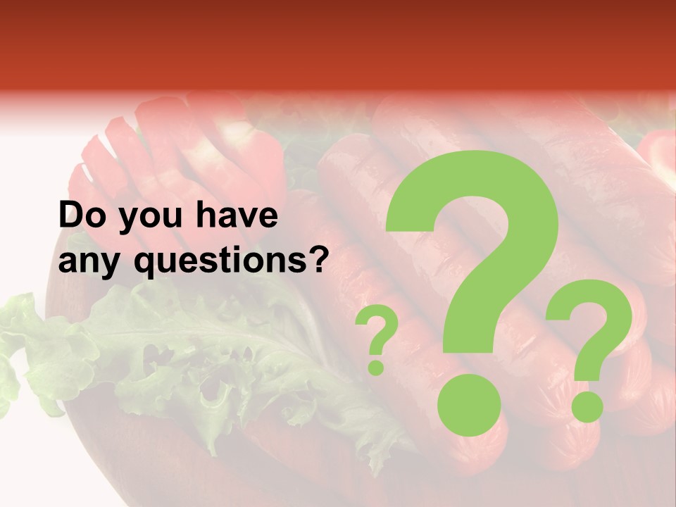 Salchichas Asadas PowerPoint Template