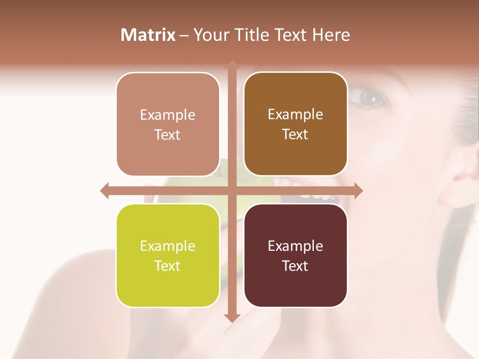 Open Mouth Eating PowerPoint Template