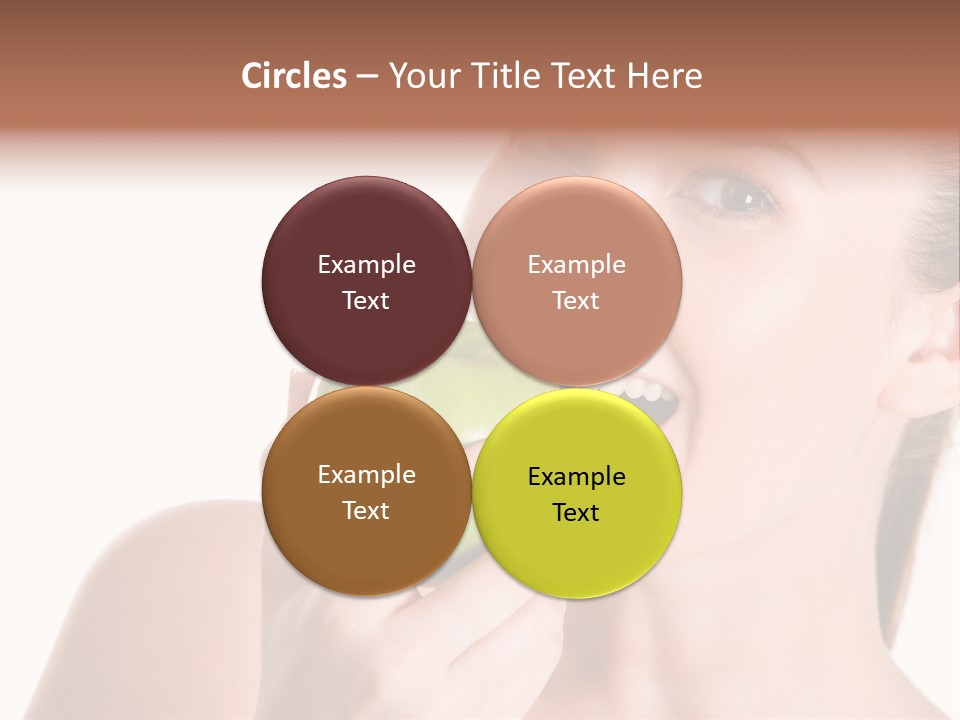 Open Mouth Eating PowerPoint Template