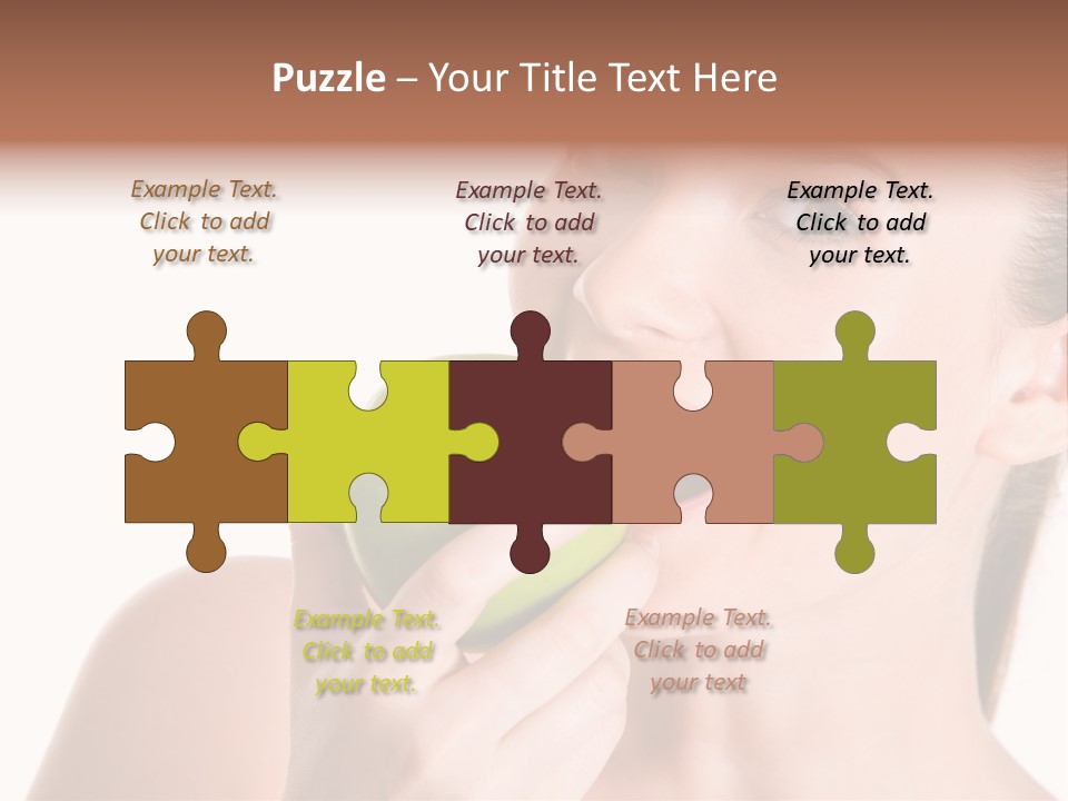 Open Mouth Eating PowerPoint Template