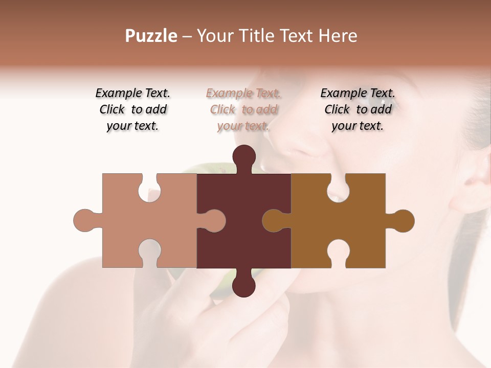 Open Mouth Eating PowerPoint Template