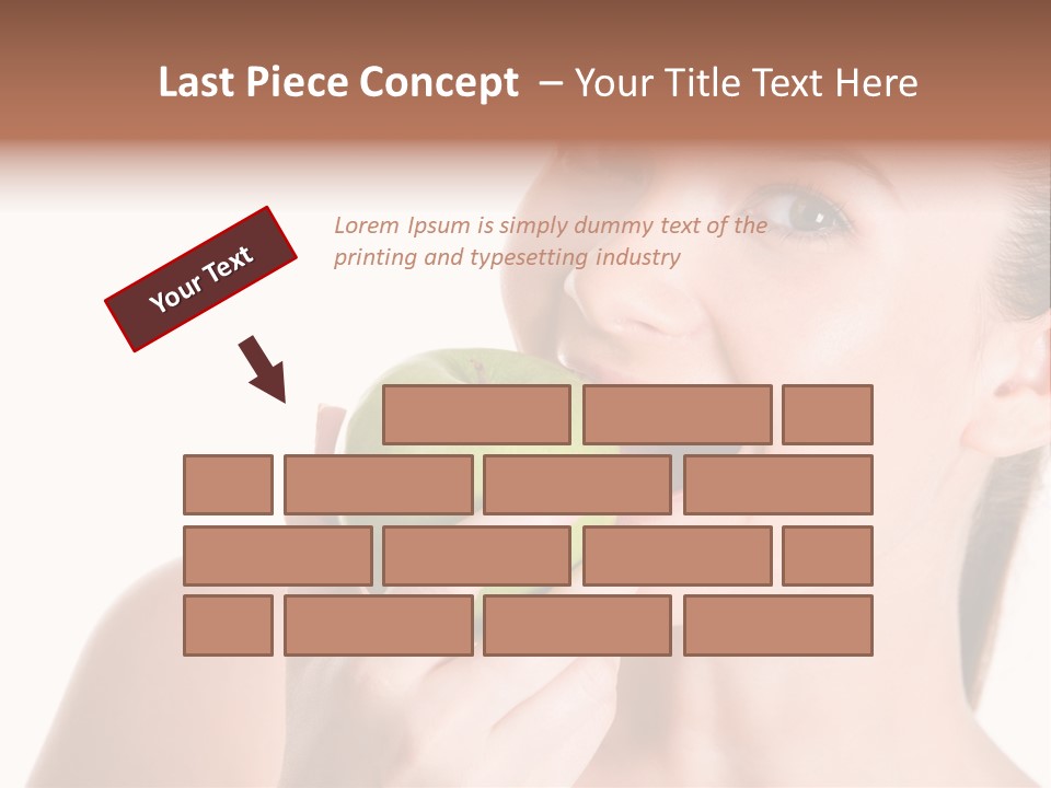 Open Mouth Eating PowerPoint Template