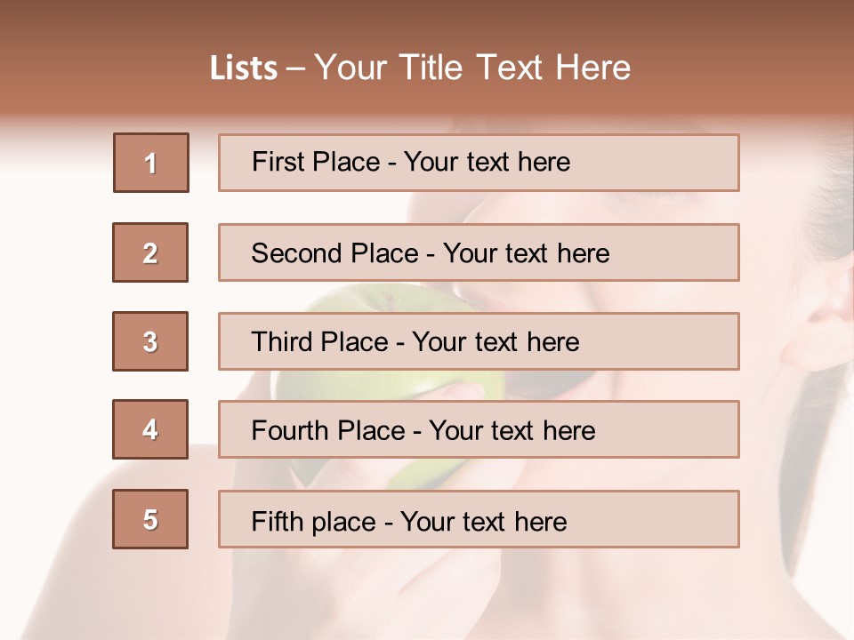 Open Mouth Eating PowerPoint Template