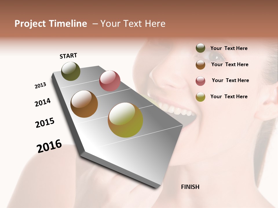 Open Mouth Eating PowerPoint Template