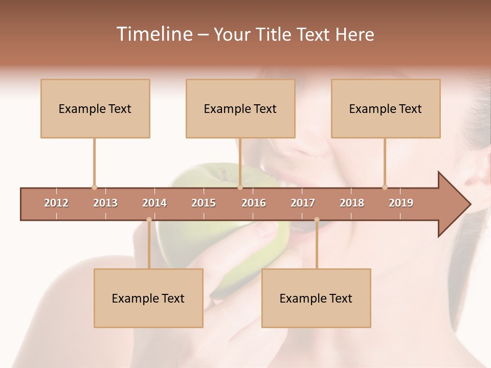 Open Mouth Eating PowerPoint Template