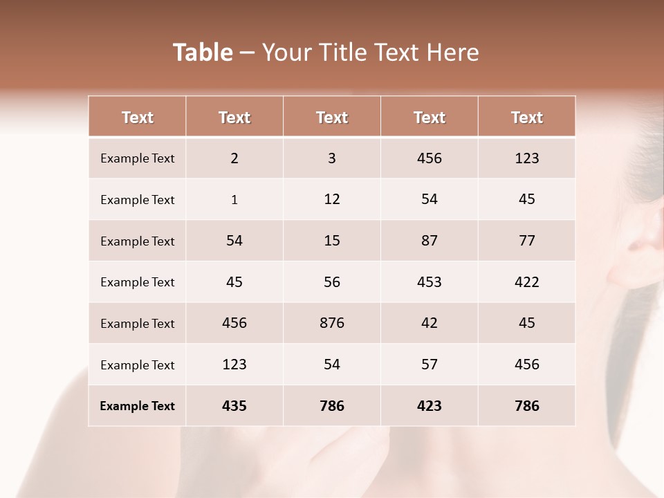 Open Mouth Eating PowerPoint Template
