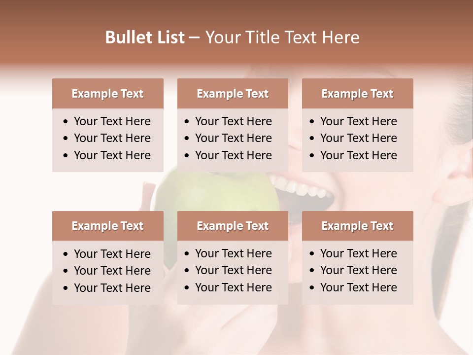 Open Mouth Eating PowerPoint Template