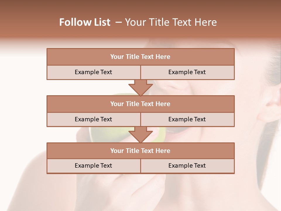 Open Mouth Eating PowerPoint Template