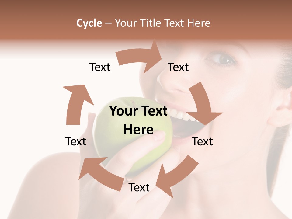 Open Mouth Eating PowerPoint Template