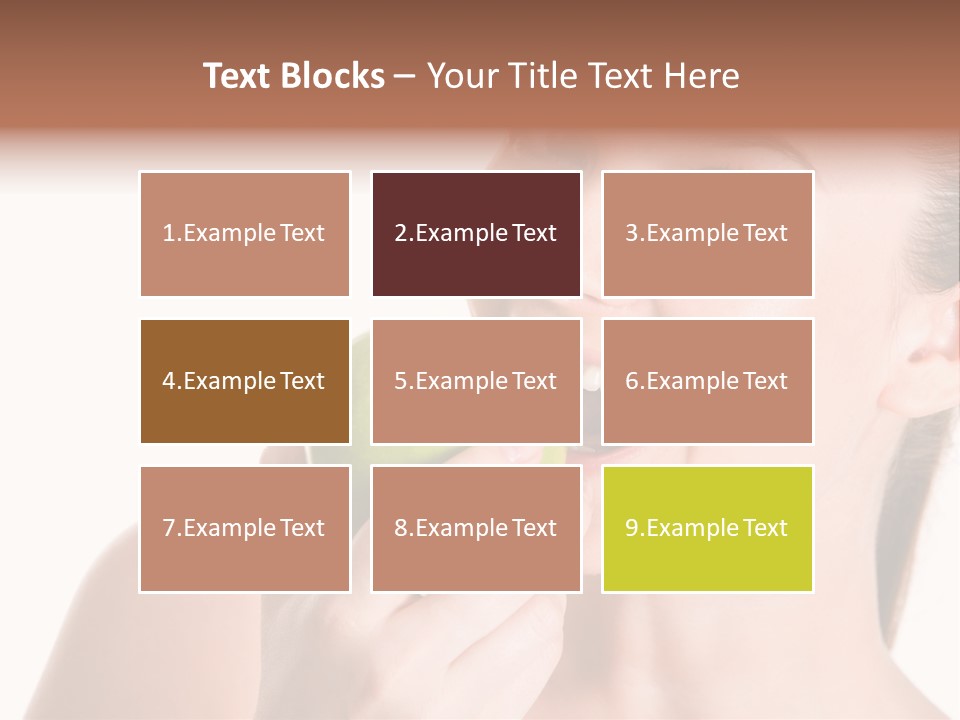 Open Mouth Eating PowerPoint Template