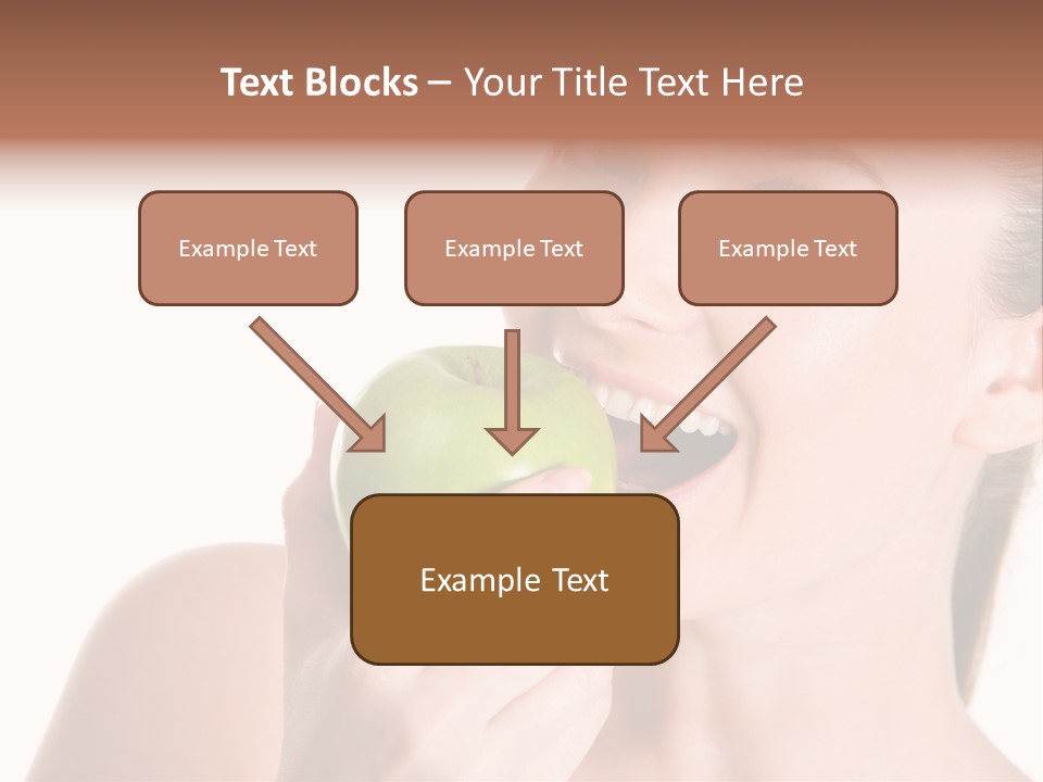 Open Mouth Eating PowerPoint Template